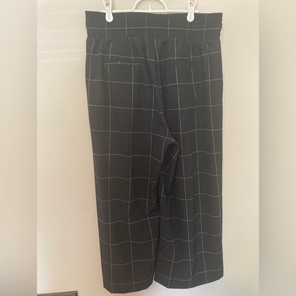 Albion Audrey Wide Leg Pants in Windowpane - Picture 5 of 6